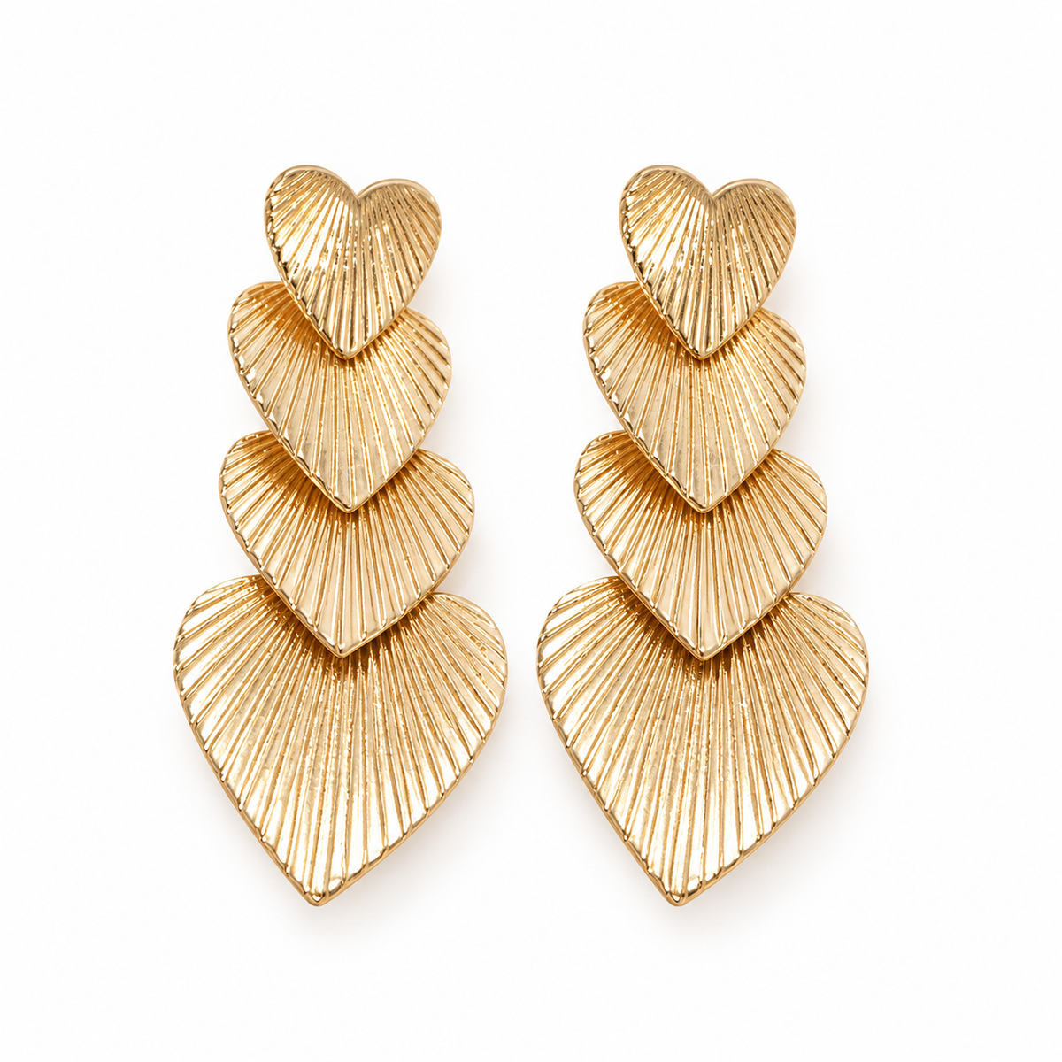 Heart to Heart Layered Earrings