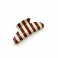Mocha Stripes Claw Clip
