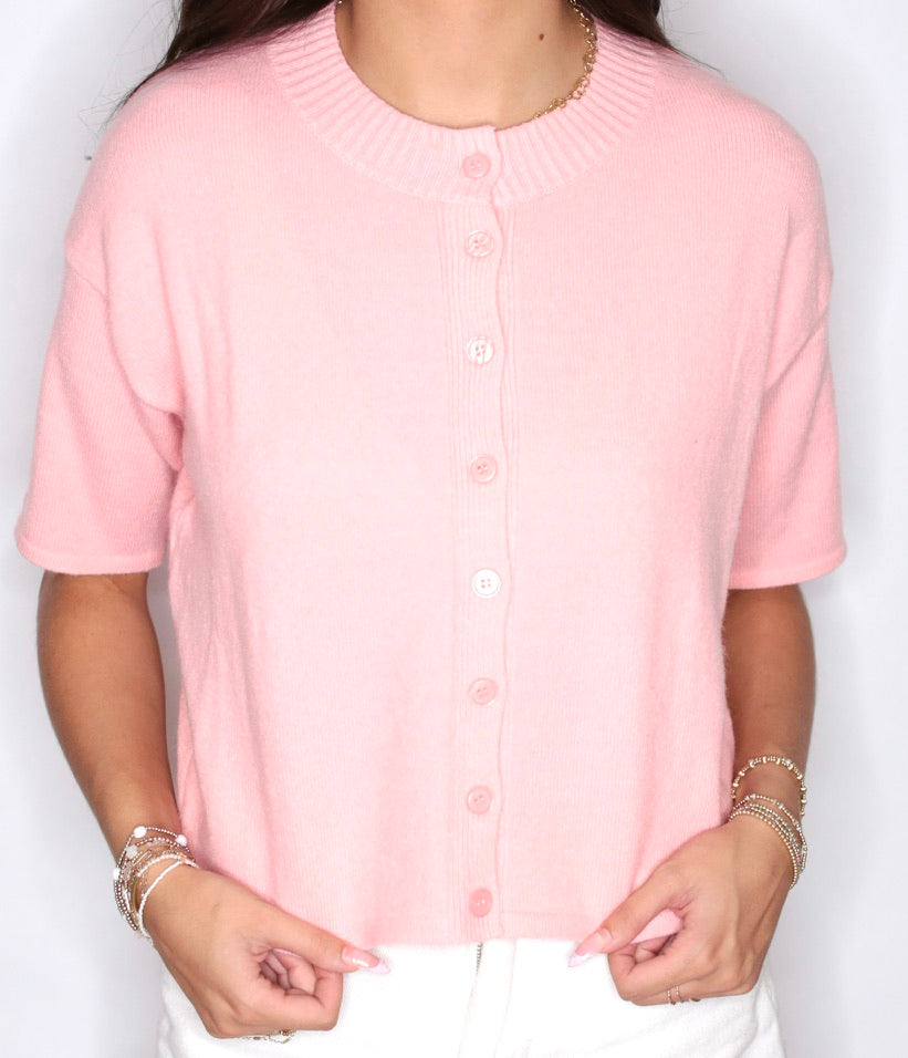 Cloud Knit Top - Blush