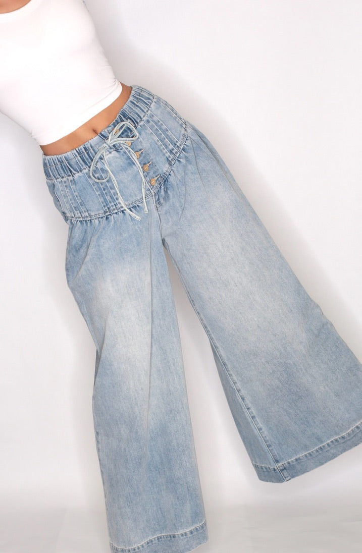 Darling Denim Drawstring Jeans