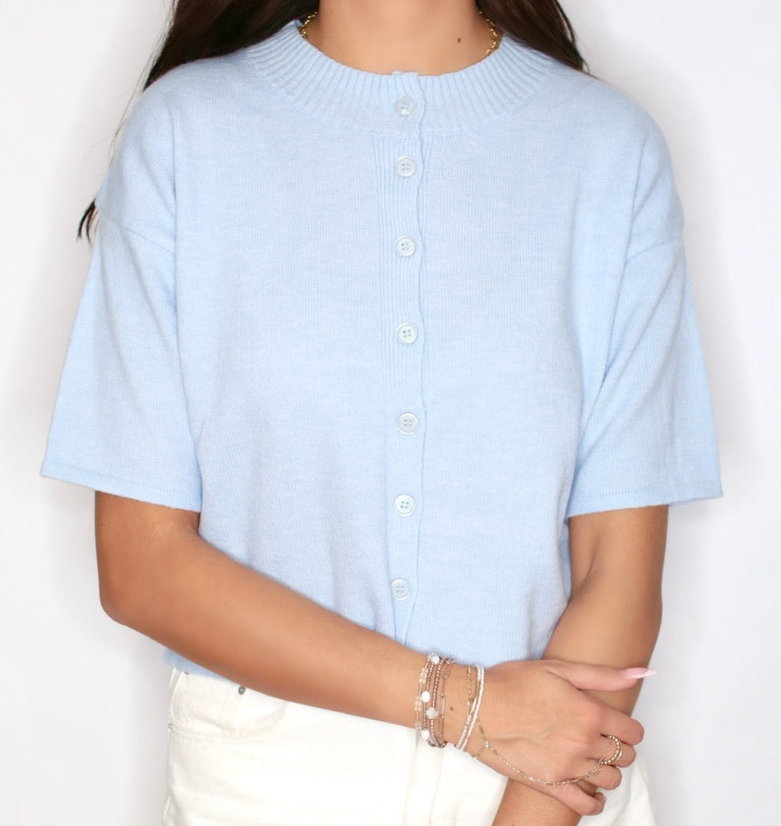 Cloud Knit Top - Powder