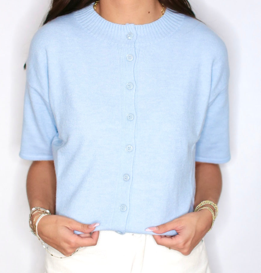 Cloud Knit Top - Powder
