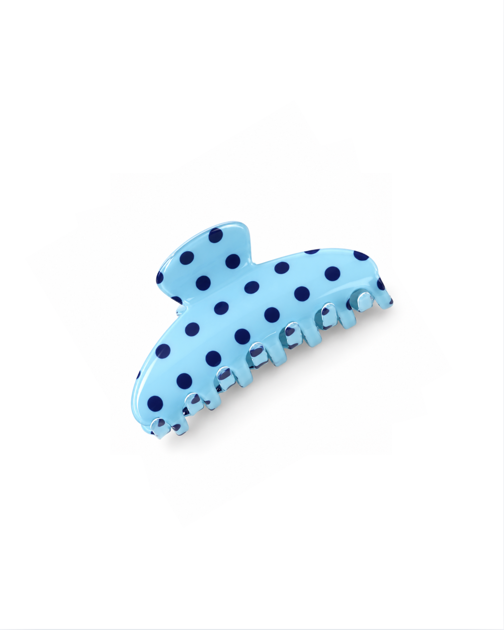 Pin It Polka Dot Claw Clip - Blue