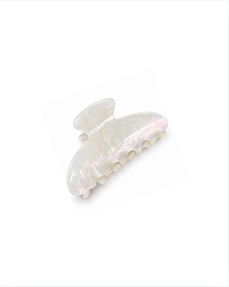 Pearl Chrome Claw Clip